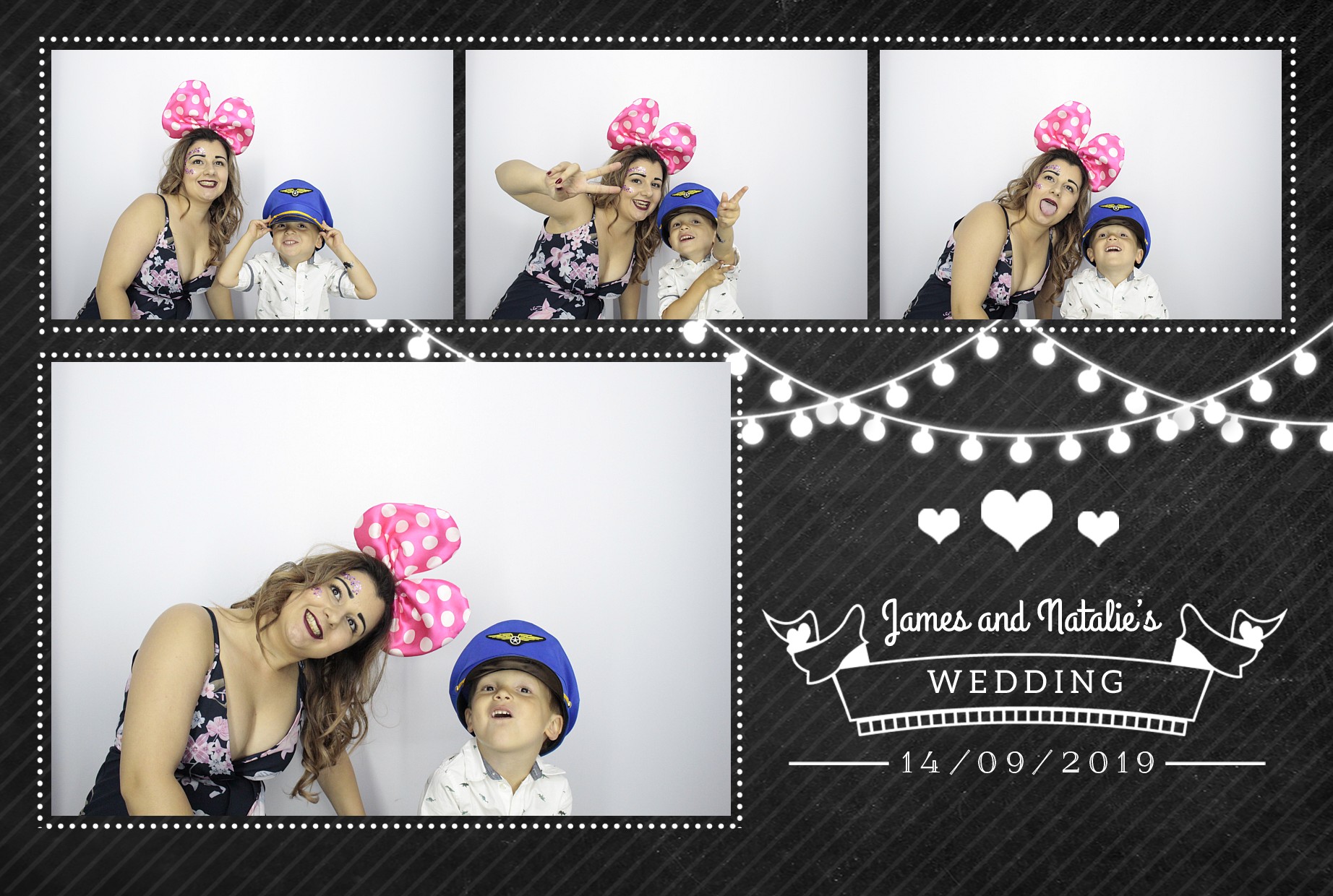 James and Natalie’s Wedding | View more photos from the event at gallery.myphotoboothexperience.co.uk/u/MyPhotoBoothExperienceLtd/James-and-Natalie’s-Wedding